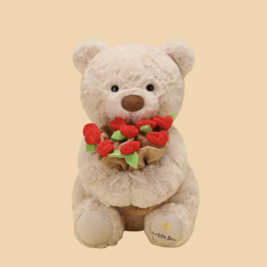 BloomBear™ – Convertible Teddy with Flower Bouquet